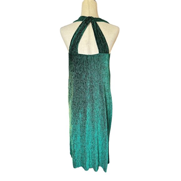 Anthropologie Adrienne Twist-Back Velvet MIDI DRESS XS - Picture 6 of 10